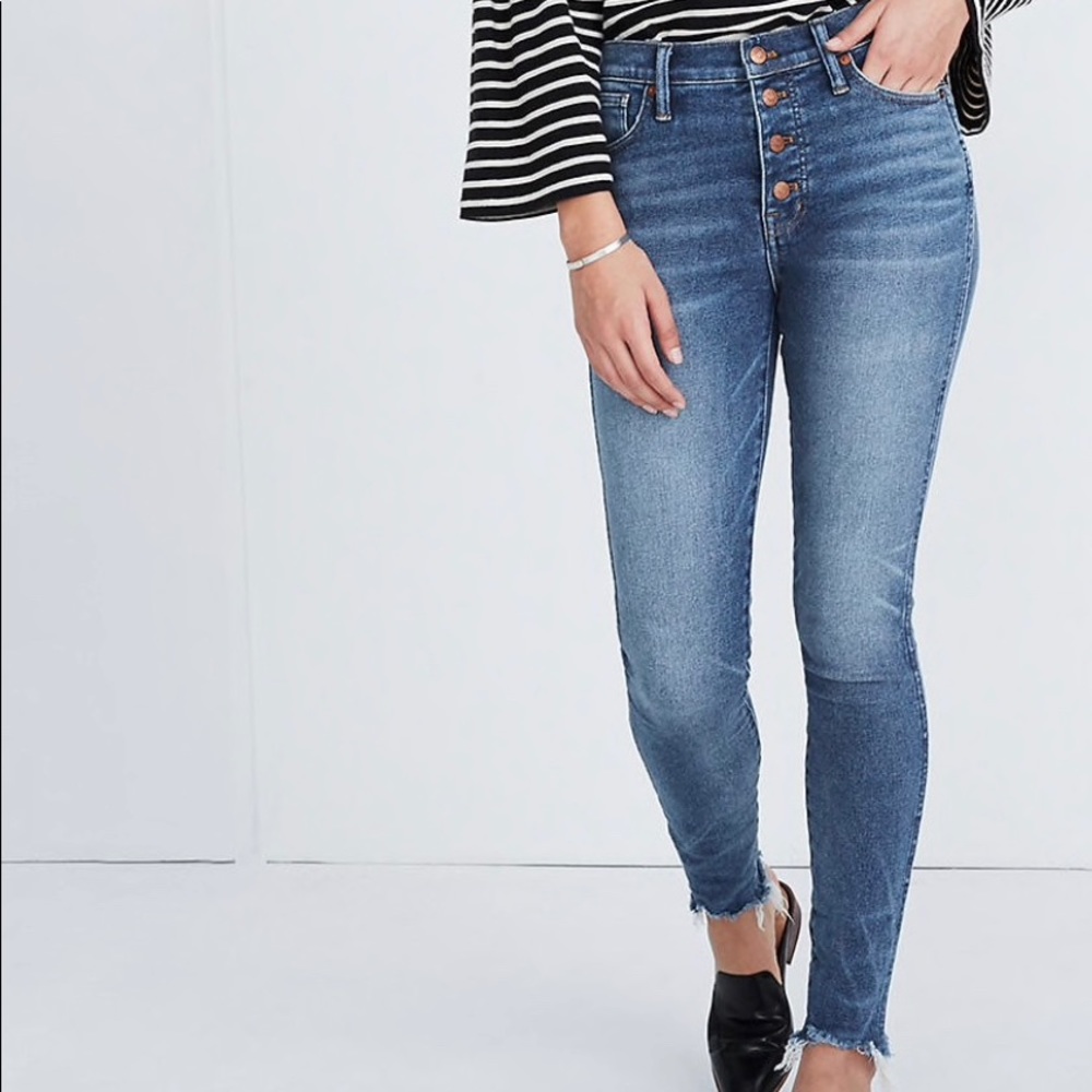 Madewell High-Rise Skinny Jeans Cordova Tall 28